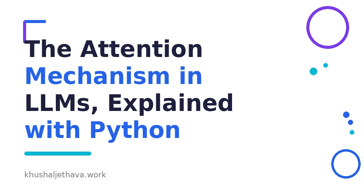 Self-attention computation showing queries, keys, values, and a softmax attention matrix